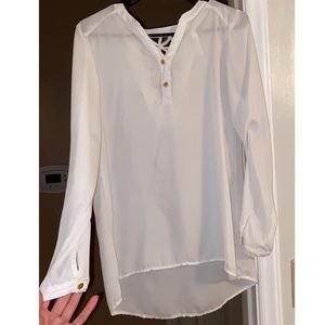 White long sleeve blouse